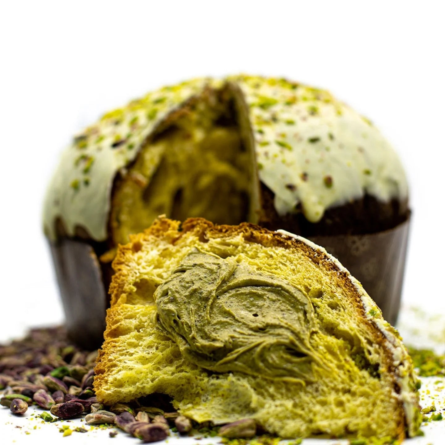Pistachio Panettone di Bronte - Sicily 900 g. Christmas cake