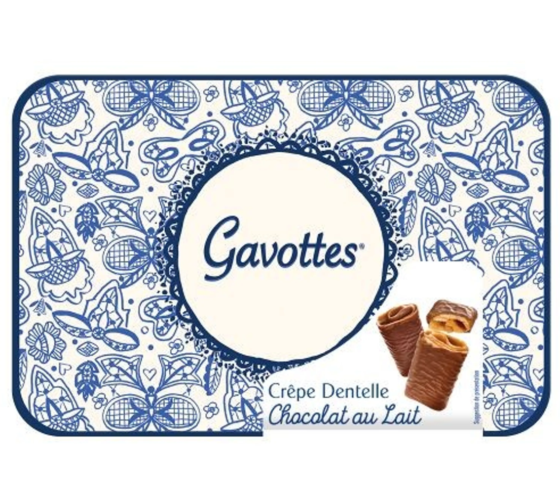 Gavottes "Iconic Lace" Milk Crêpes Box