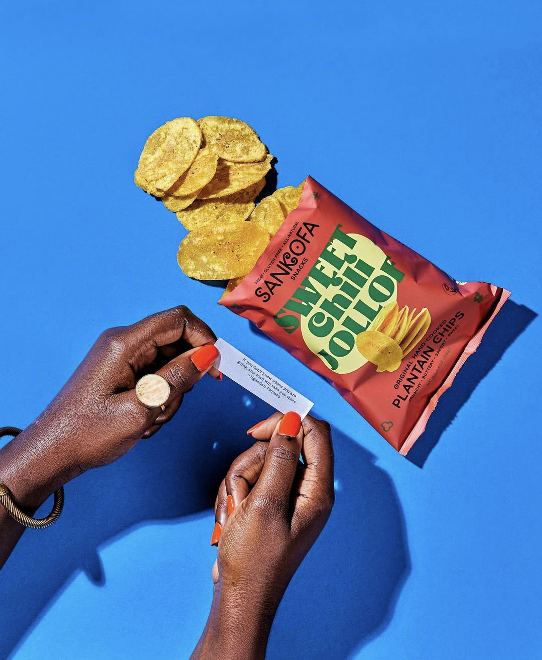 Sankofa Sweet Chili Jollof Plantain Chips