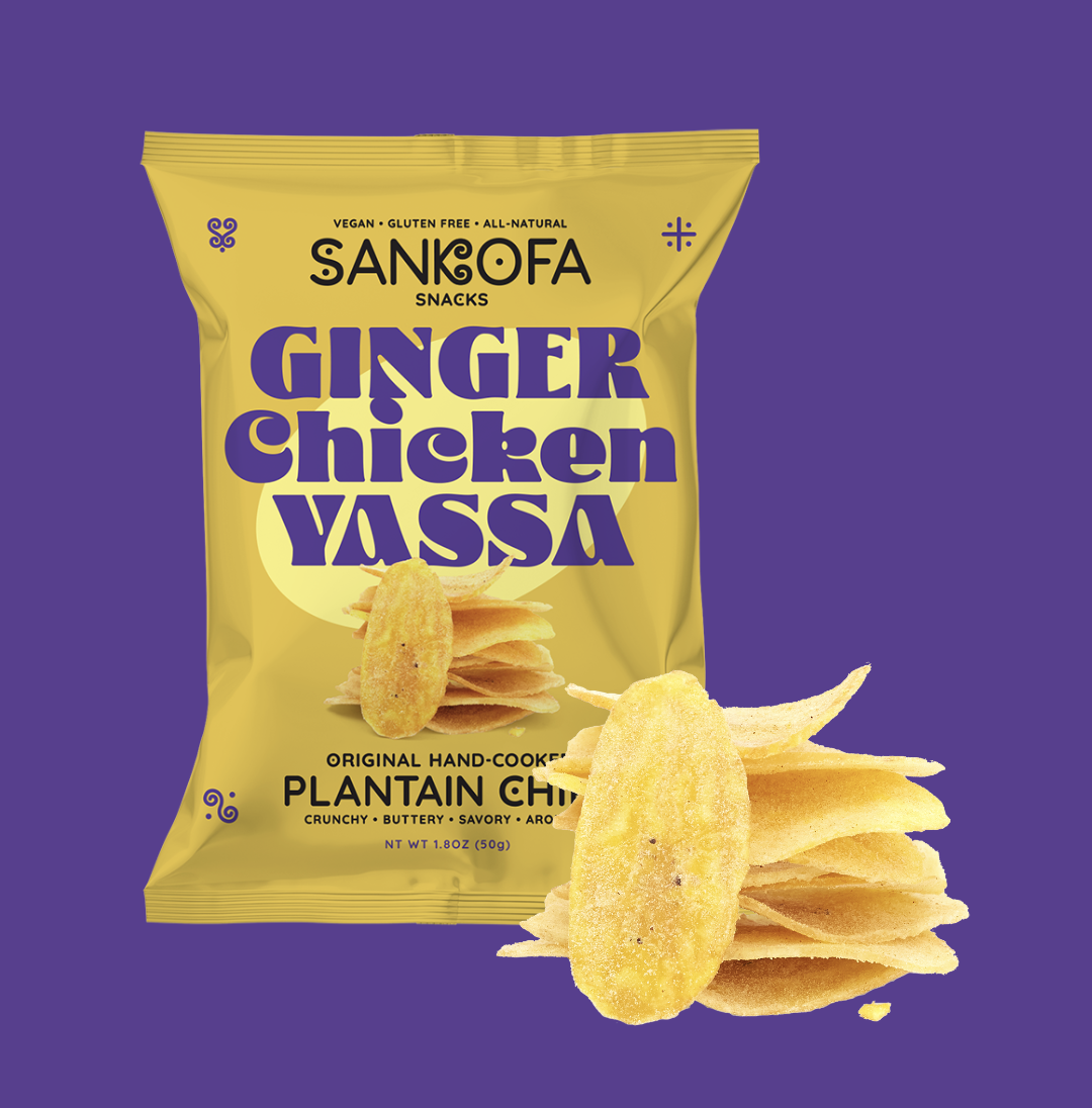 Sankofa Ginger Chicken Yassa Plantain Chips