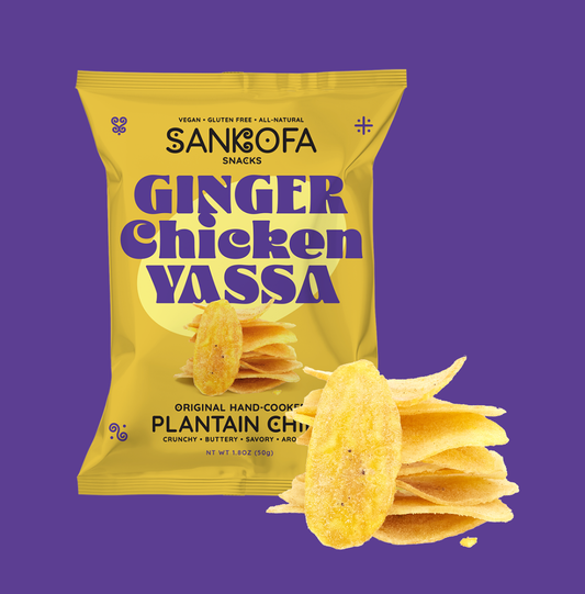 Sankofa Ginger Chicken Yassa Plantain Chips