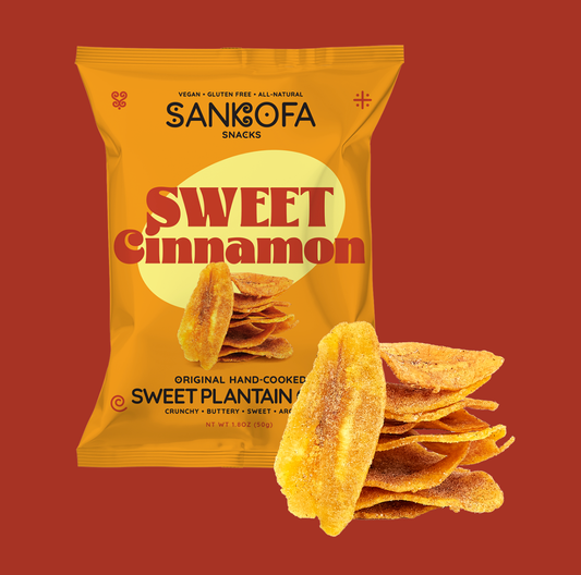 Sankofa Sweet Cinnamon Plantain Chips
