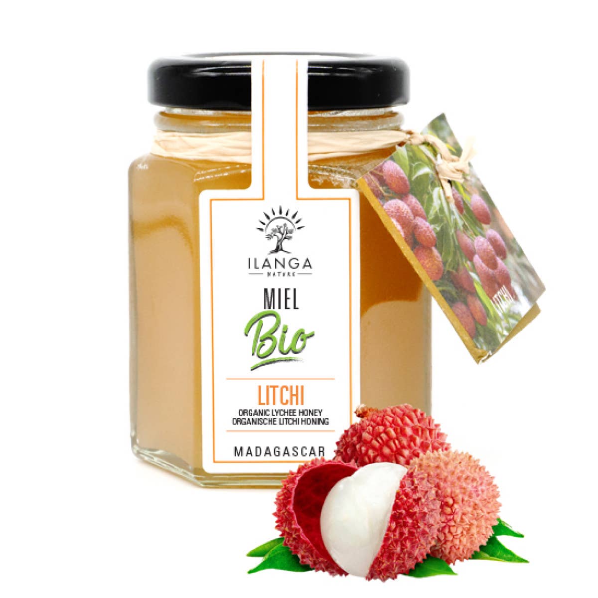 Madagascar Lychee honey 140g - BIO